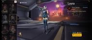 Free Fire MAX में Laura कैरेक्टर (Image via Garena)