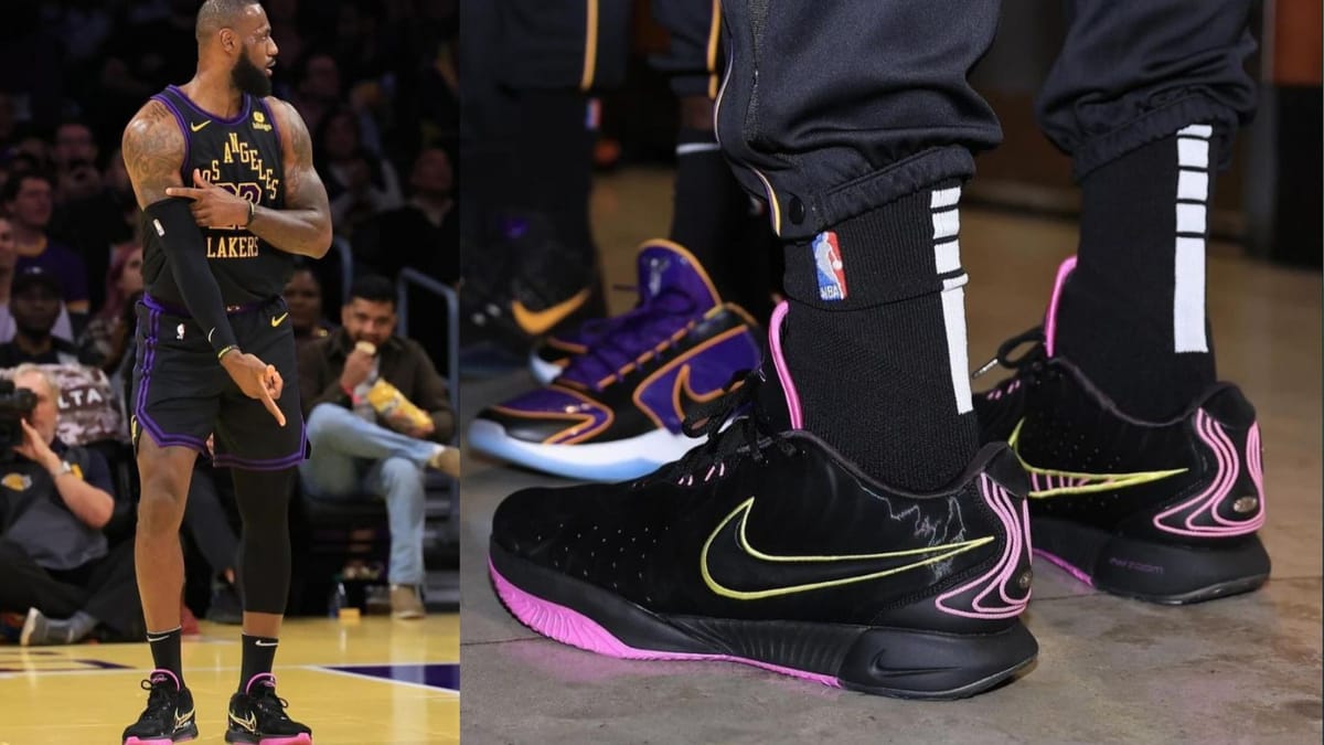 lebron shoes pink and white