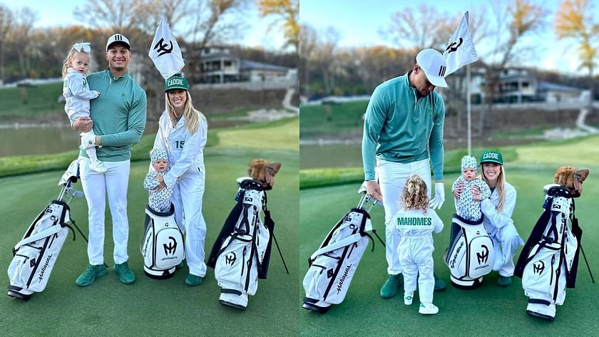 Patrick Mahomes shares pic with baby Sterling at golf course