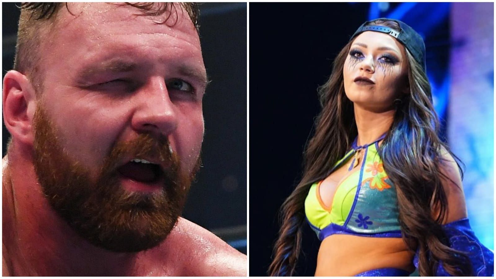 Jon Moxley and Skye Blue are currently signed with AEW