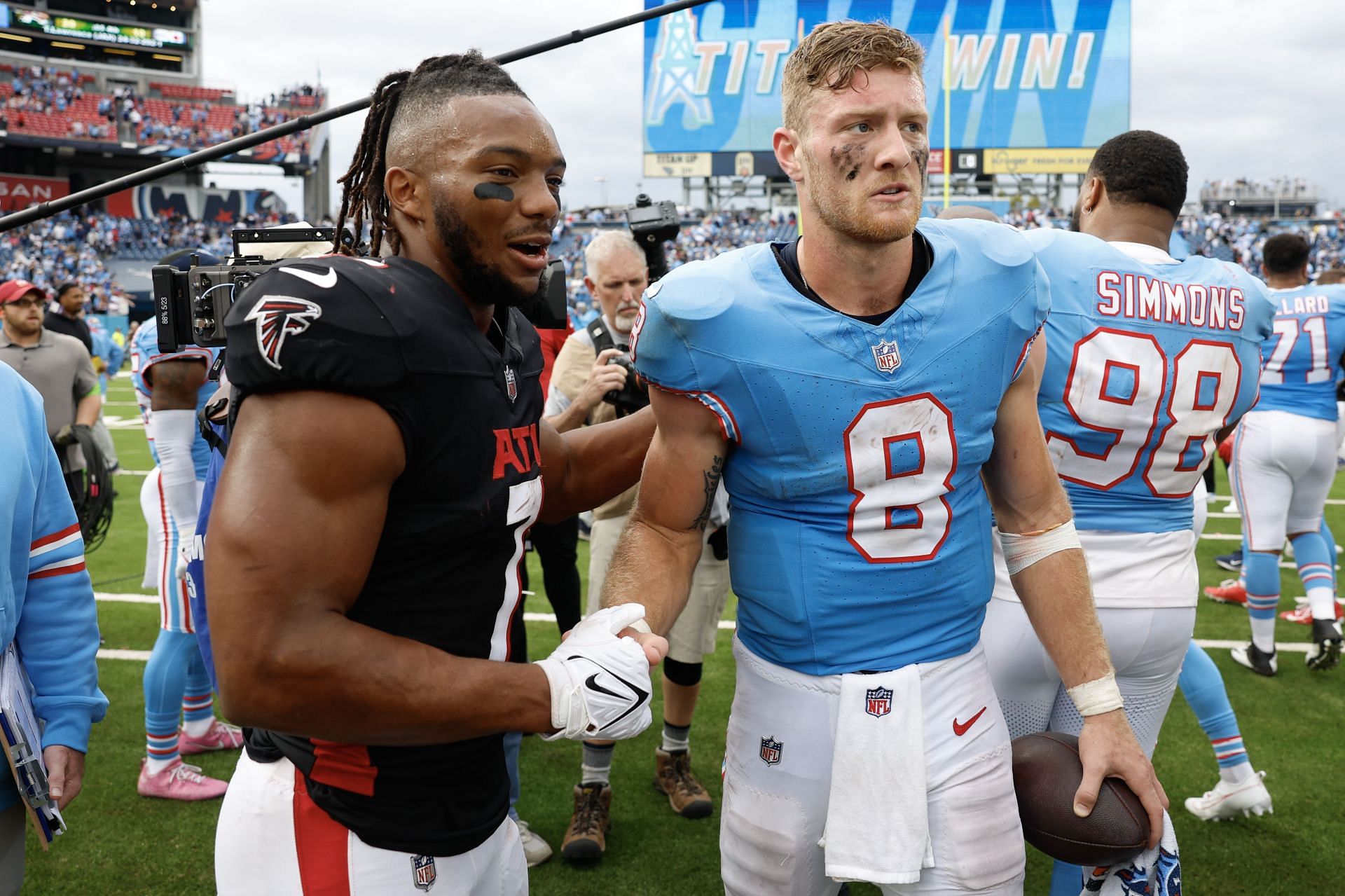 Will Levis at Atlanta Falcons v Tennessee Titans