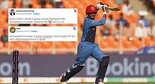 "Every nation needs a gutsy young champion like Azmatullah Omarzai" - Fans react as all-rounder slams 97* in SA vs AFG 2023 World Cup clash