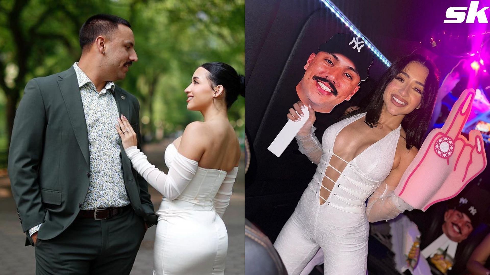 In Photos: Bride-to-be Alondra stuns in bold jumpsuit, flaunts fianc&eacute; Nestor Cortes Jr.s face