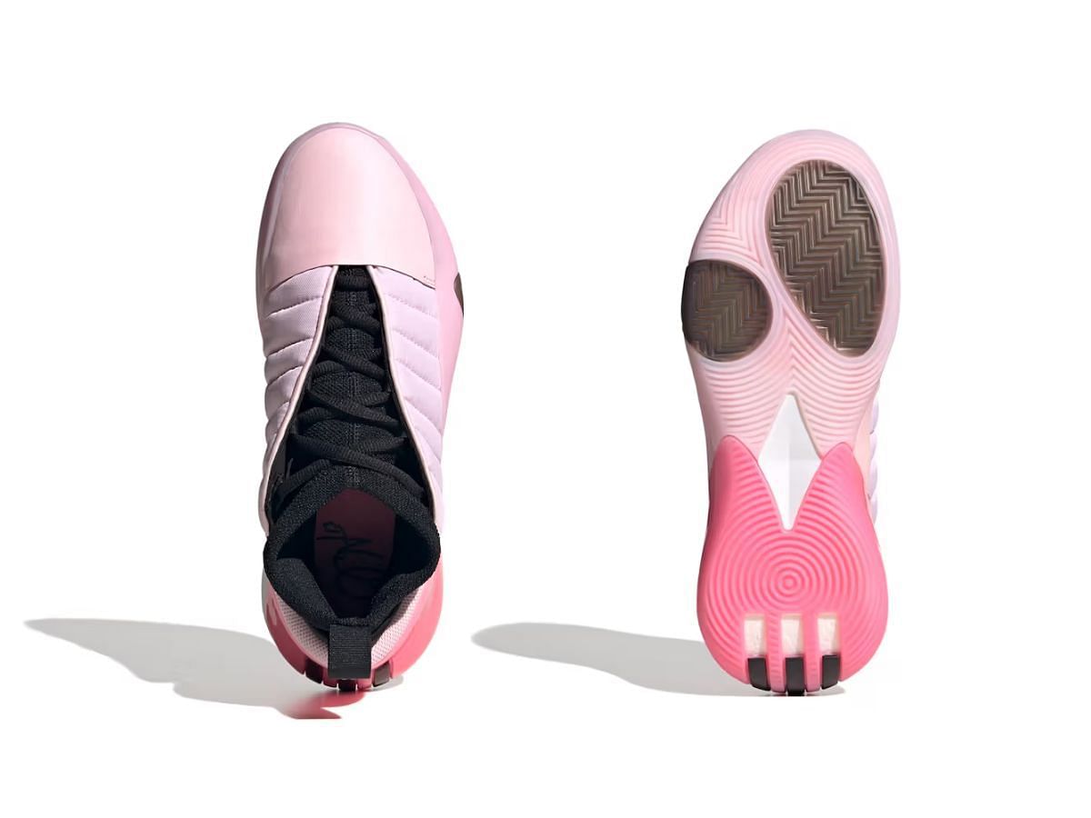 Adidas Harden Vol. 7 Pink sneakers (Image via Sneaker News)