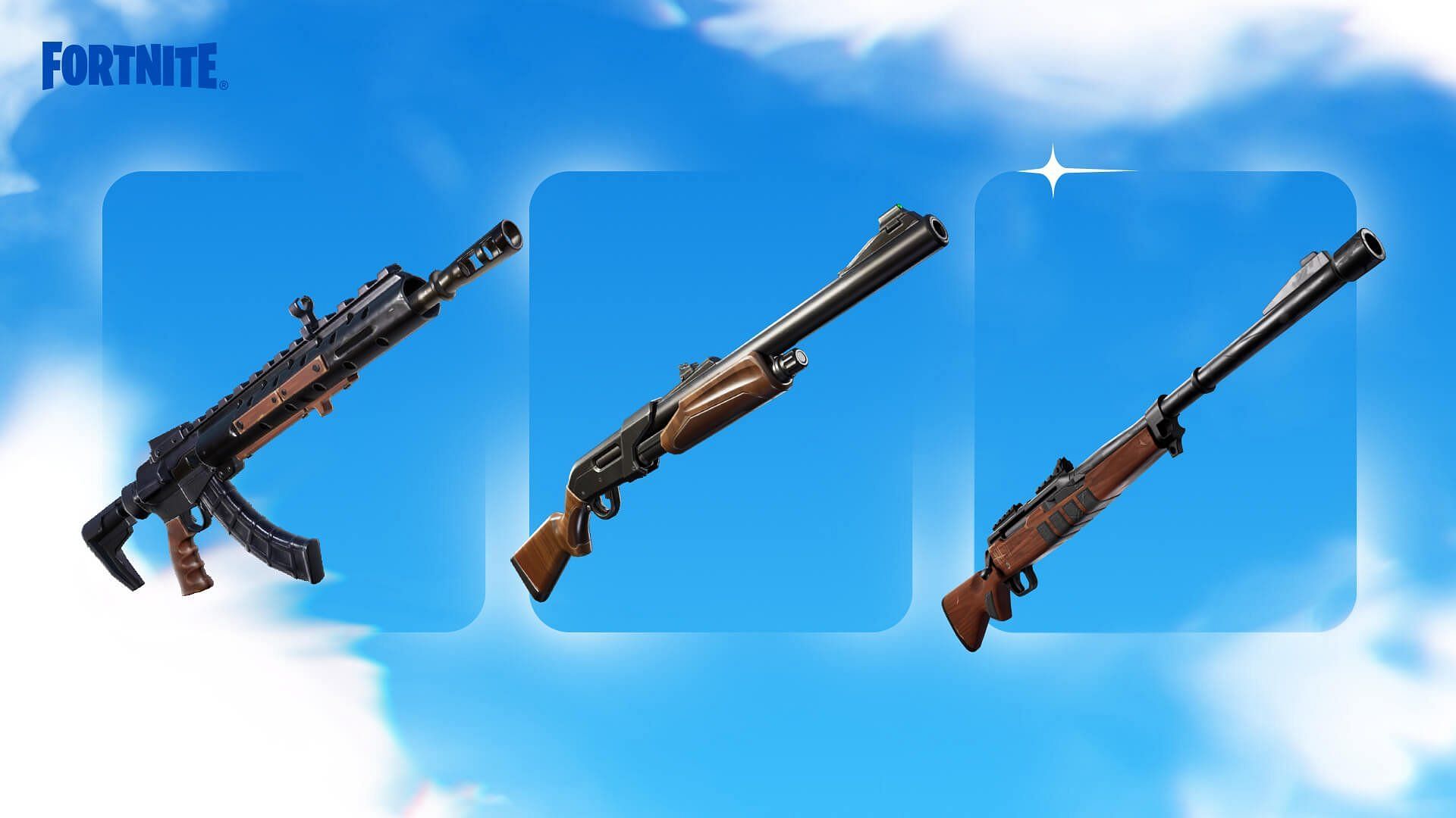 There are a lot of new weapons coming to Fortnite Chapter 4 Season 5 (Image via Epic Games/Fortnite)