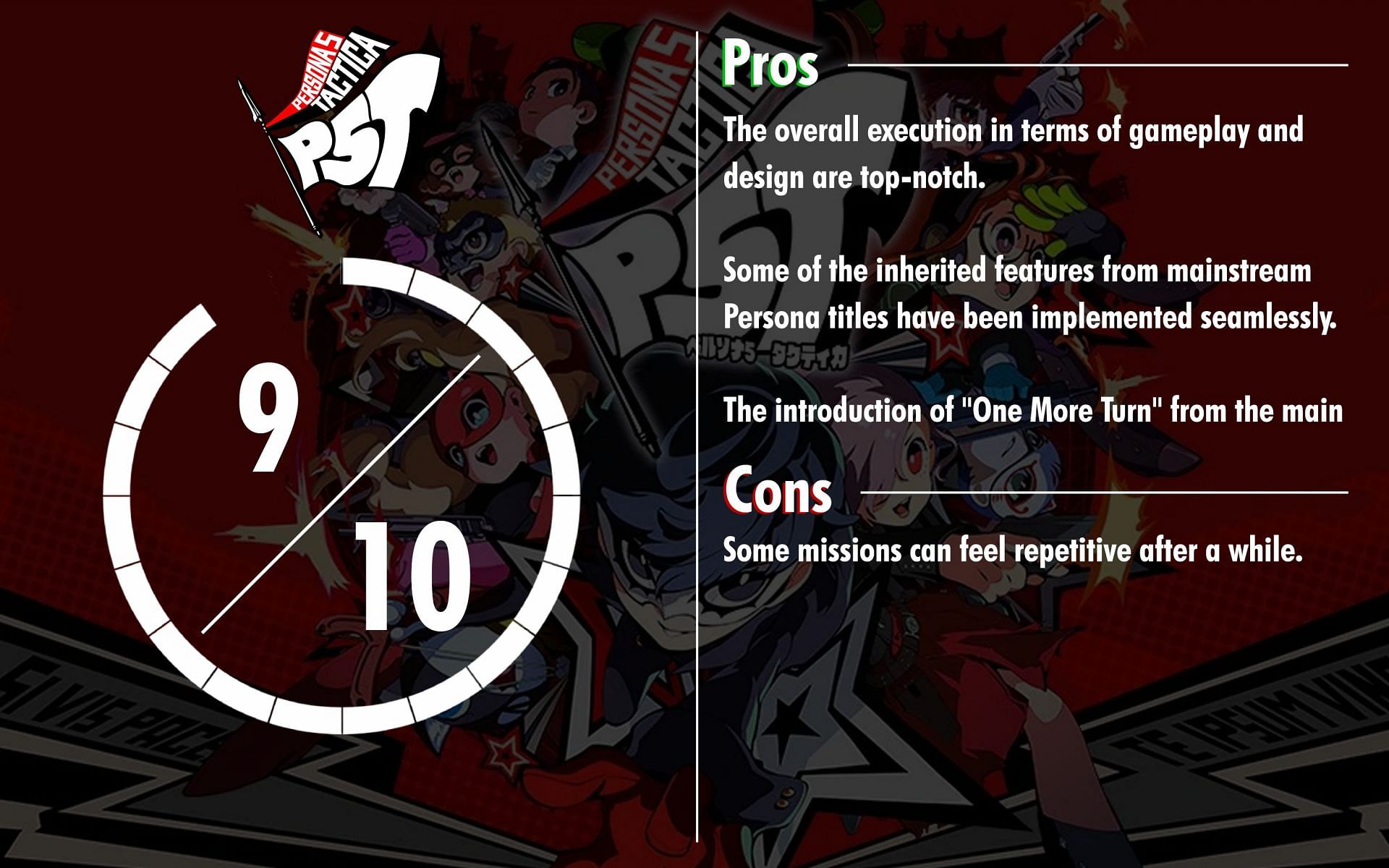 Persona 5 Tactica Review: One More Time With Feeling