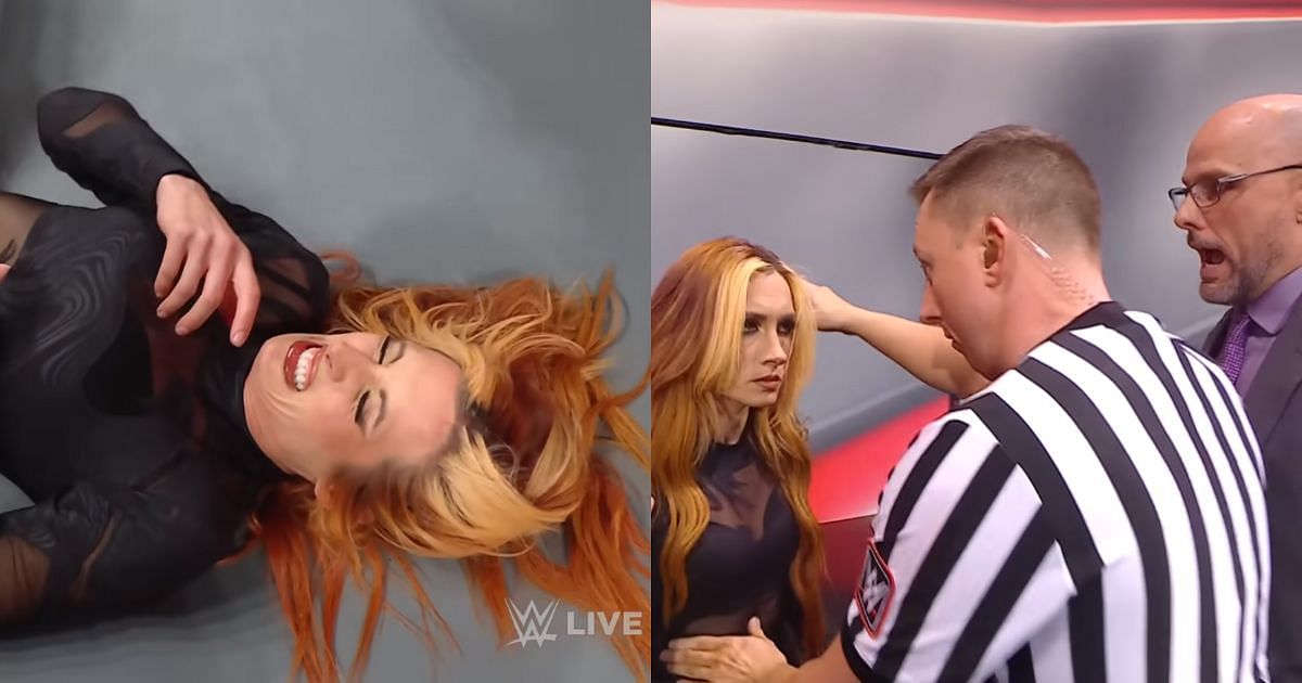Becky Lynch had to be pulled from the women
