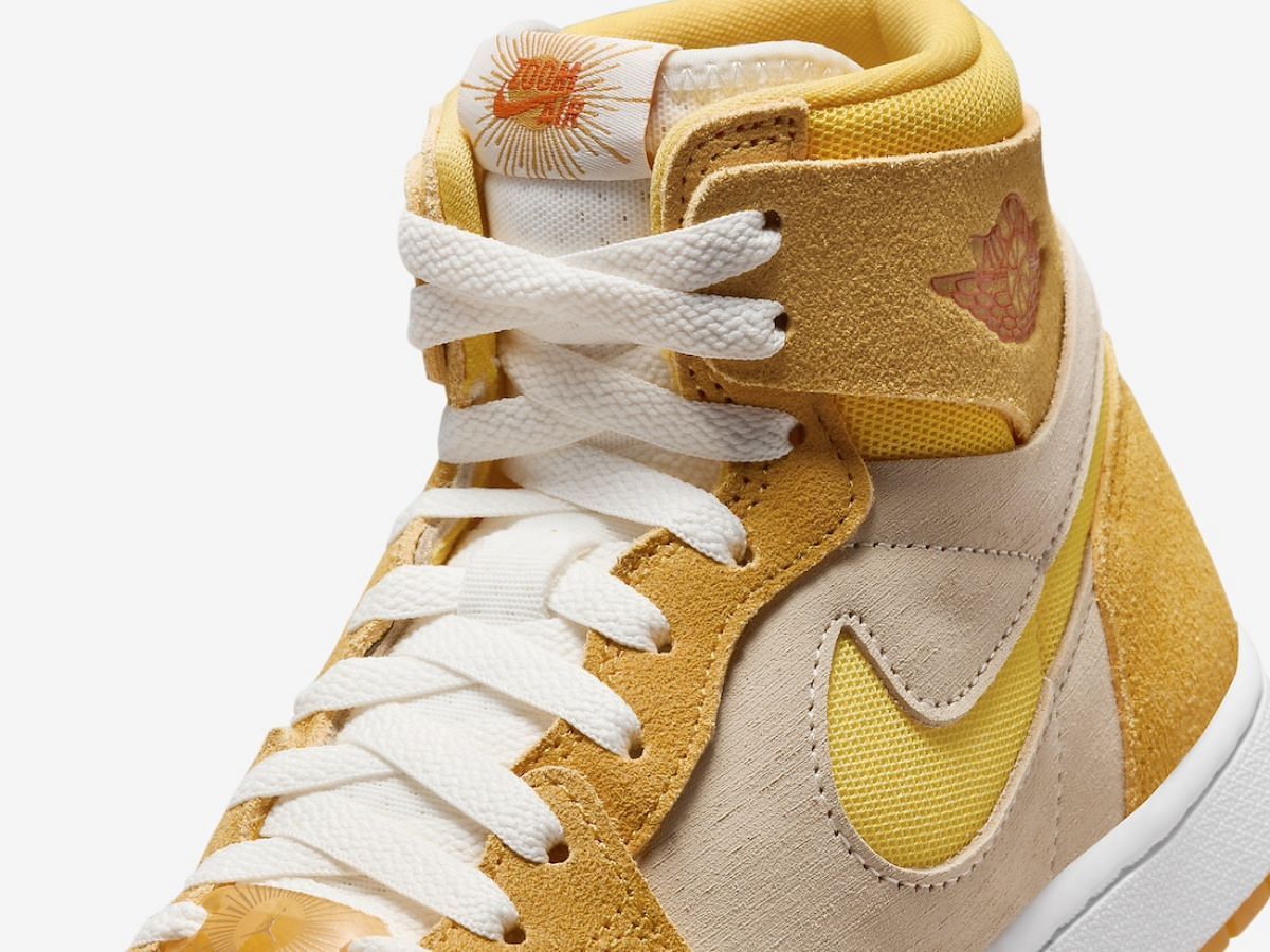 Air Jordan 1 Zoom CMFT 2 &ldquo;Yellow Ochre&rdquo; sneakers (Image via Sneaker News)