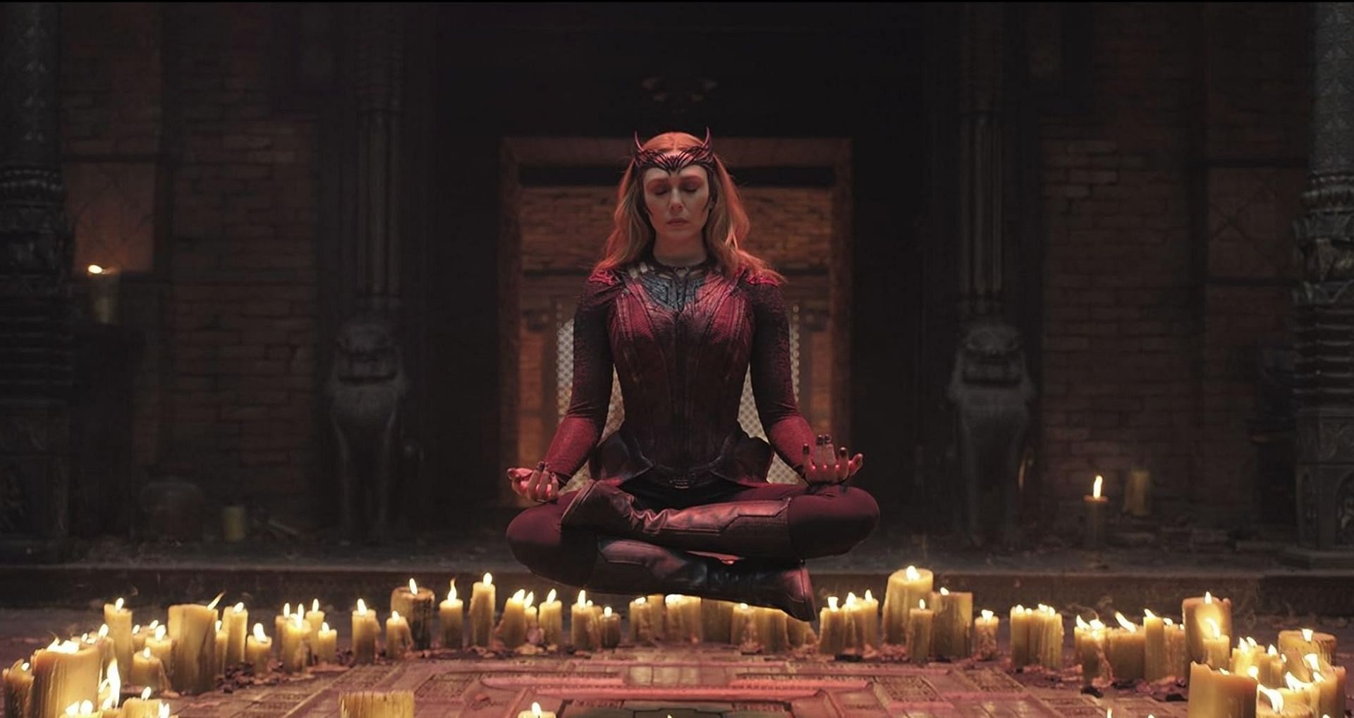 Elizabeth Olsen as the Scarlet Witch in Doctor Strange in the Multiverse of Madness (Image via IMDb)