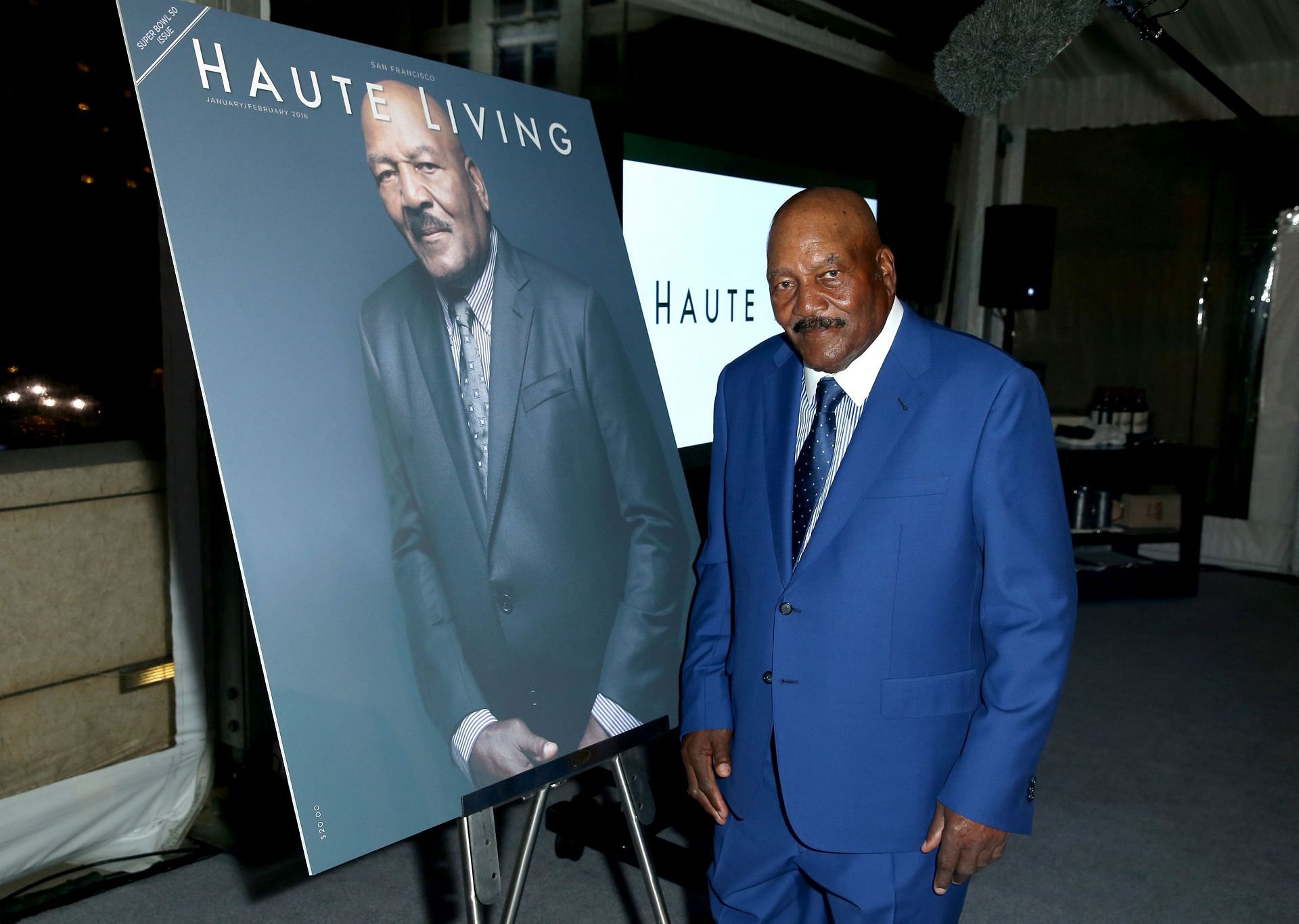 Jim Brown on his 80th birthday