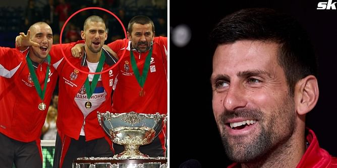 "It's not going to be shaving the head" - Novak Djokovic on another bet if Serbia win the Davis Cup this year