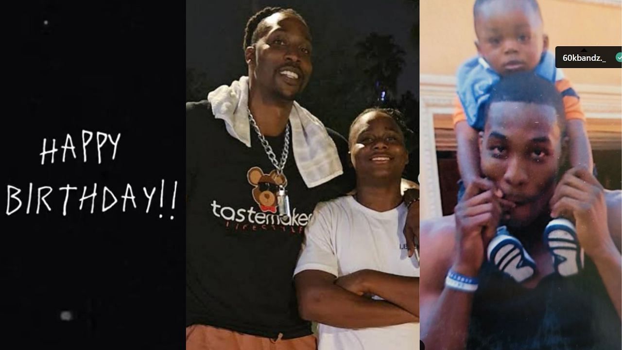 Dwight Howard greets Braylon Howard, his son with former girlfriend Royce Reed, a happy 16th birthday.