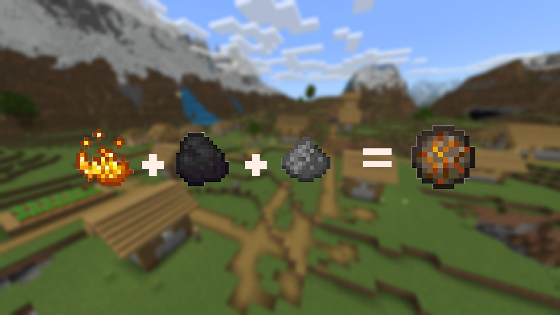 Use these simple ingredients to craft a Fire Charge (Image via Mojang)