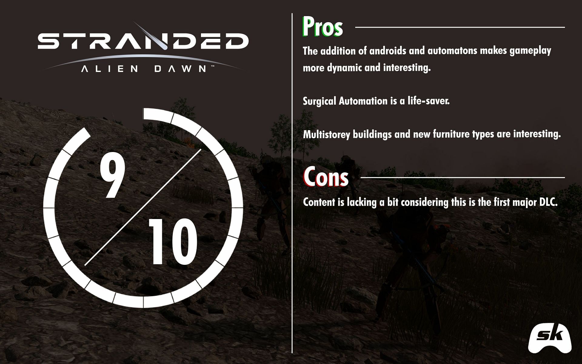 Stranded: Alien Dawn Robots and Guardians DLC (Image via Sportskeeda)