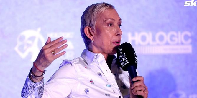 Martina Navratilova frustrated by 'smug' trans woman powerlifter mocking female athletes in the sport