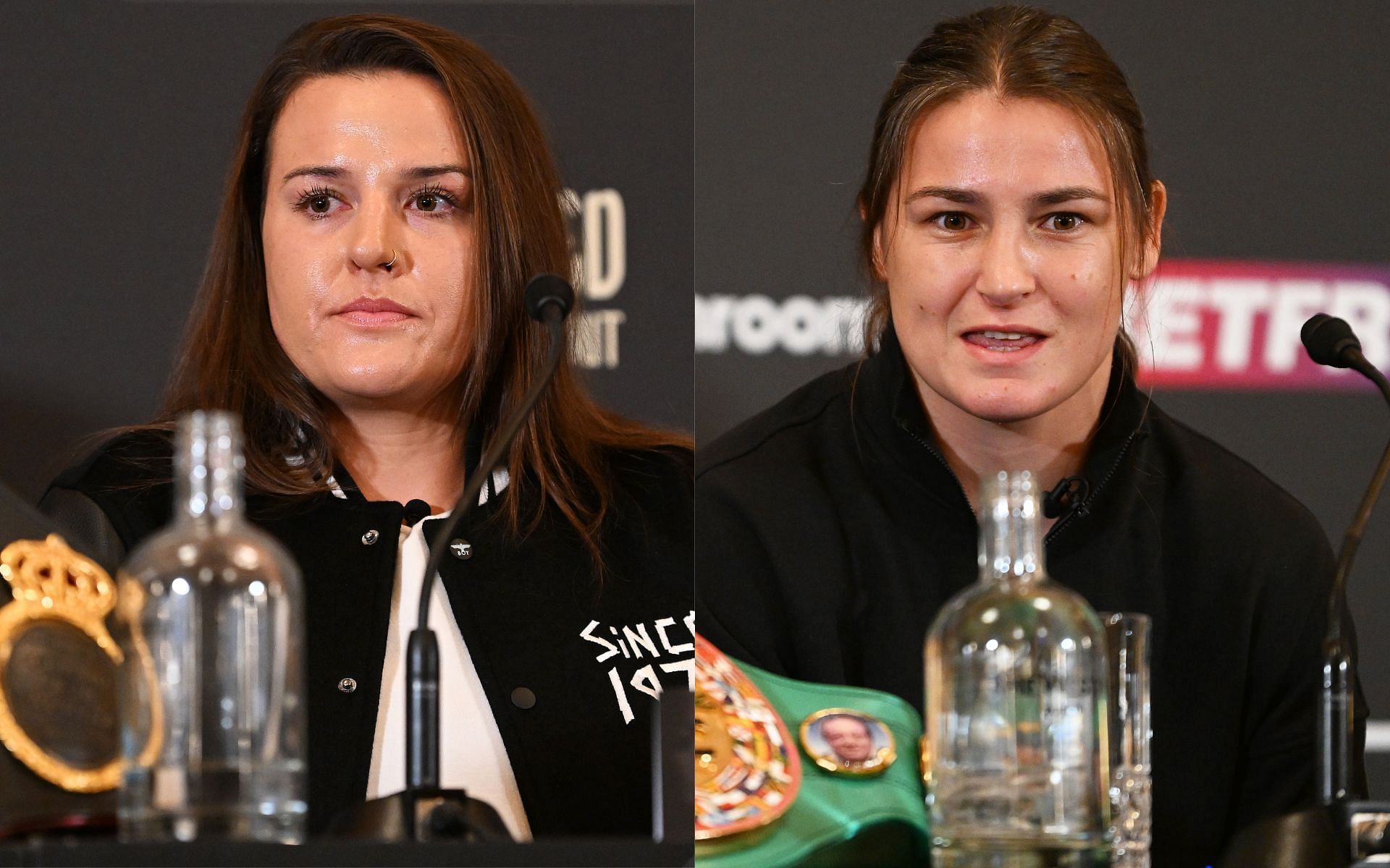 Chantelle Cameron (Left); Katie Taylor (Right) [*Image courtesy: Getty Images]
