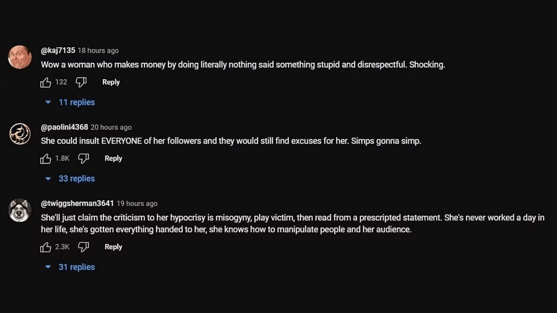 Fans condemned Imane for her response to the situation. (Image via Asmongold Clips/X)