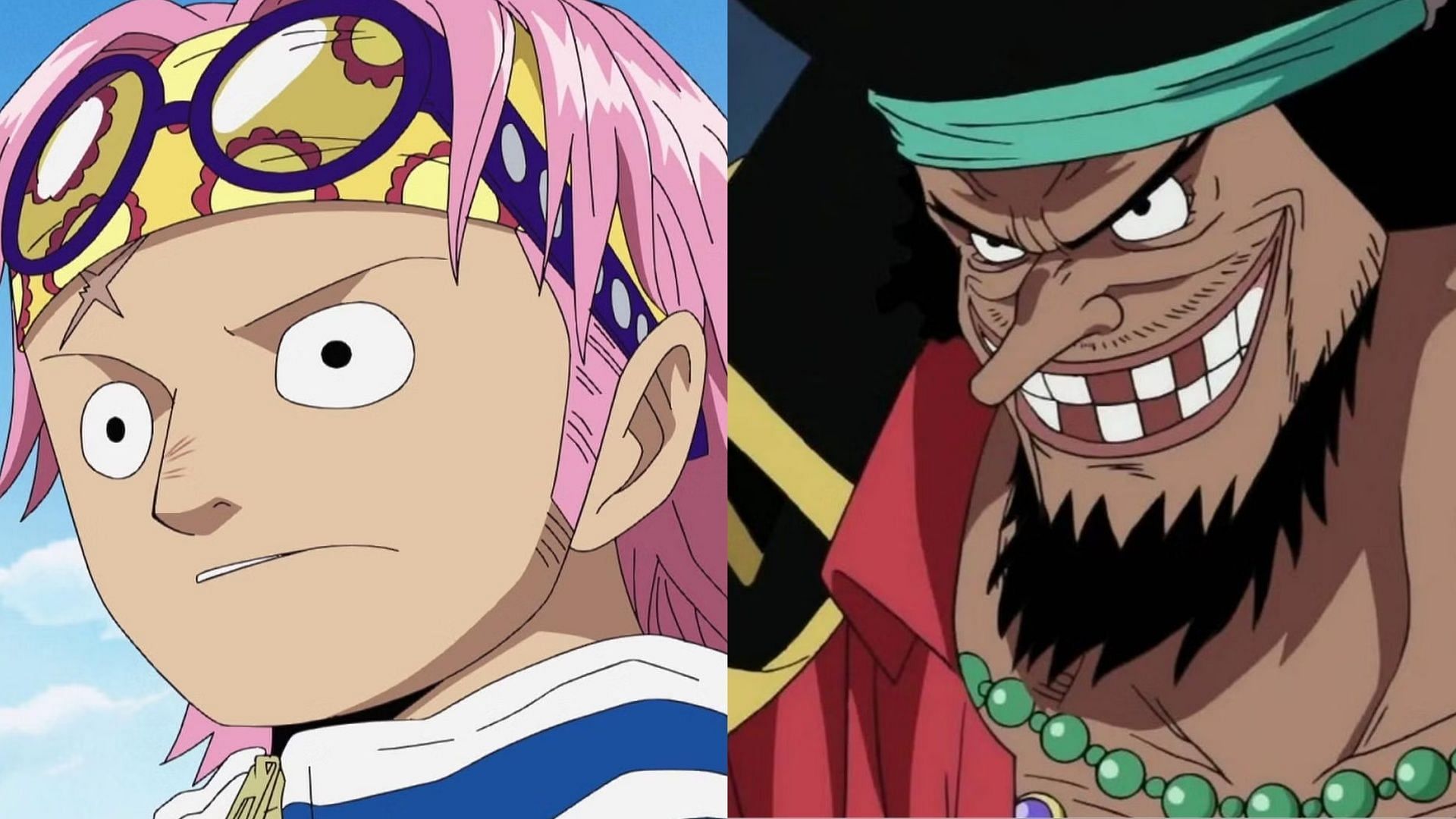Potential foreshadowing from Oda involving Blackbeard and Koby (Image via Toei Animation)