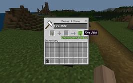 How to rename items in Minecraft