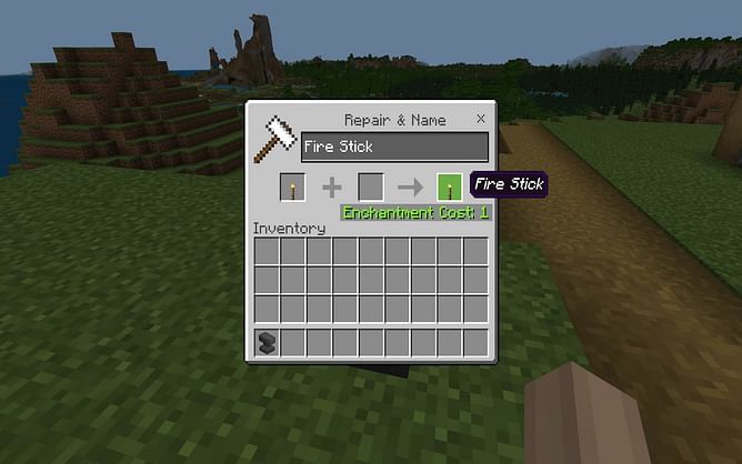How to rename items in Minecraft