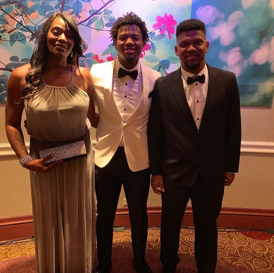 Ronald Acuna Jr. with his parents, Source:- Instagram, @ronaldacunajr13