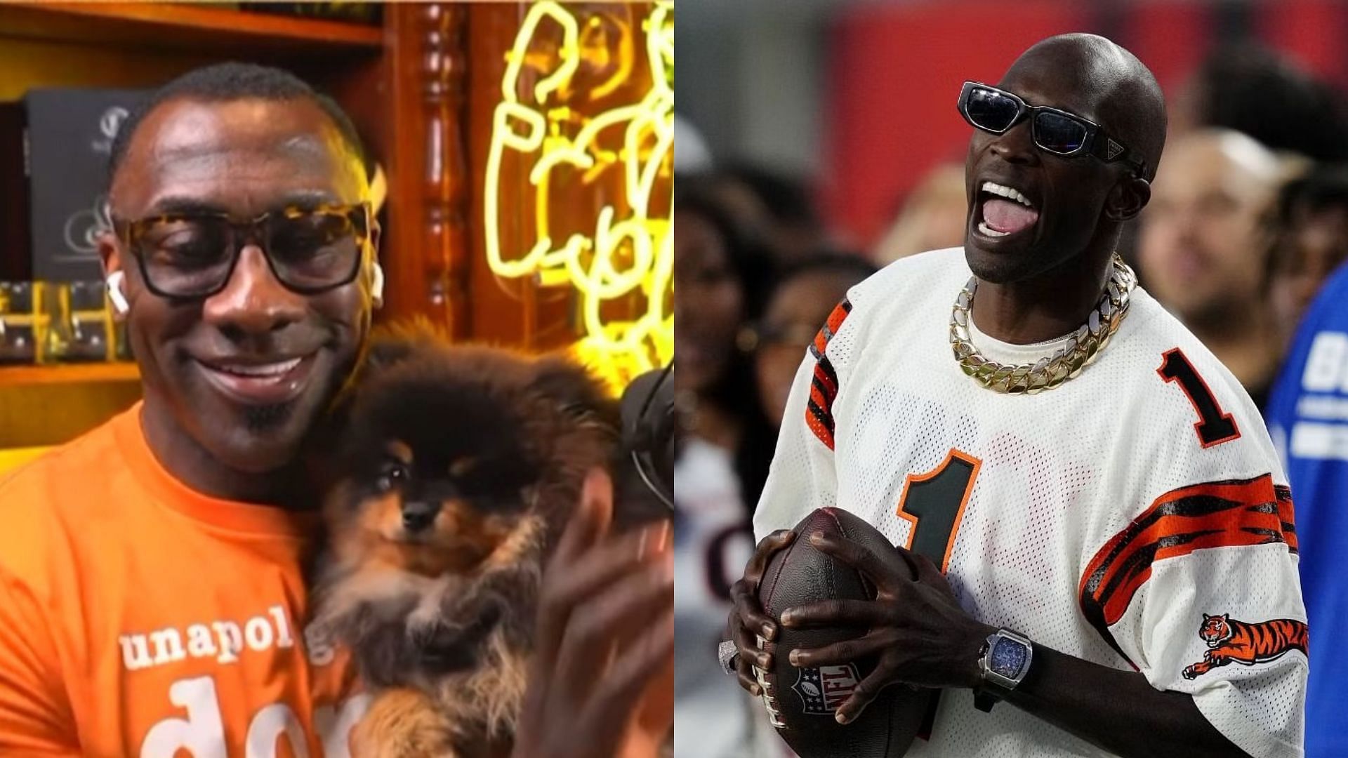 Chad Johnson cannot believe that Shannon Sharpe once paid $10,000 for a dog