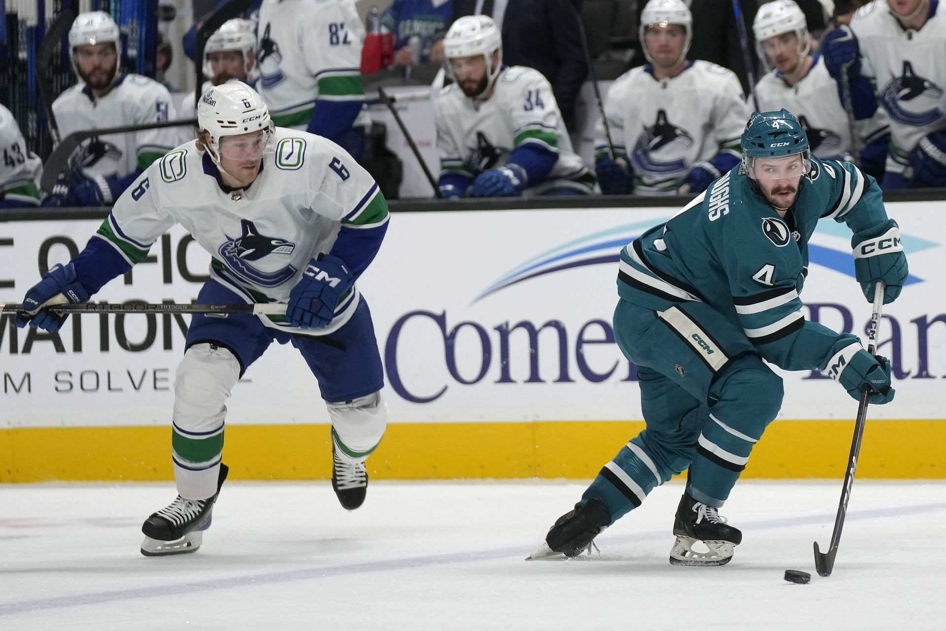 Canucks Sharks Hockey