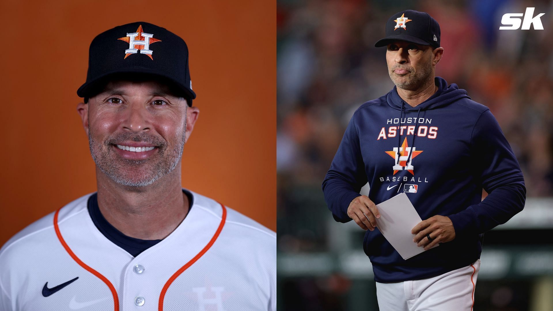 Joe Espada hails Astros fans following Houston reunion. 