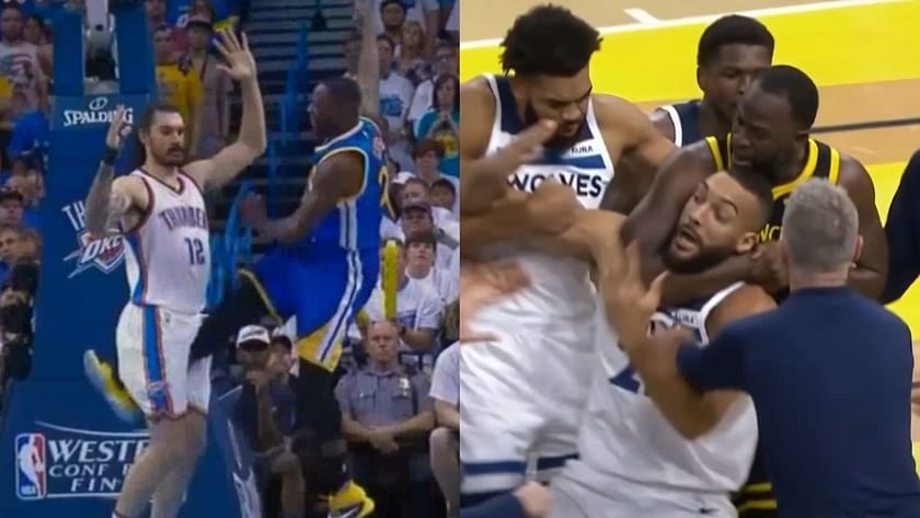 7 times Draymond Green kicked someone on a basketball court