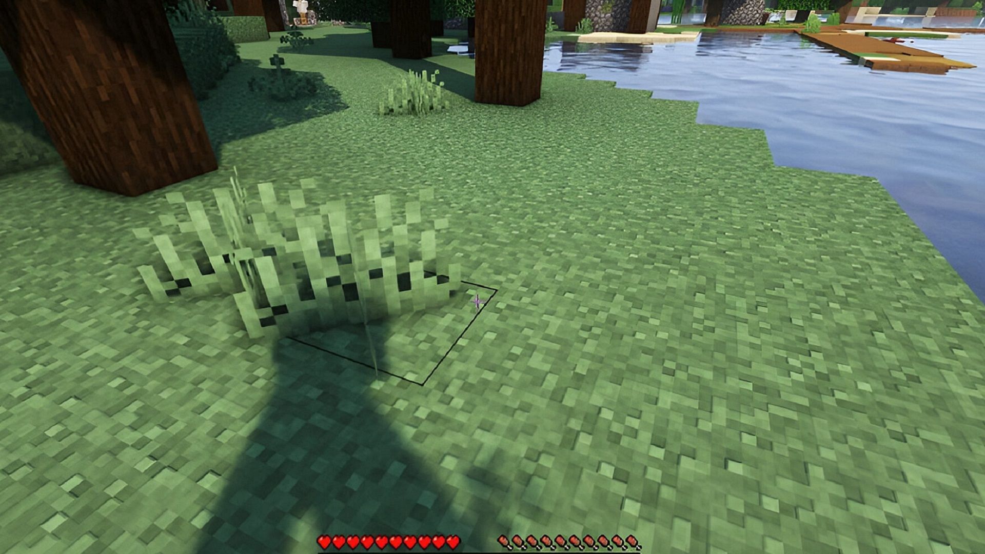 Grass Seeds ensures that players will always have wheat seeds available to them (Image via Serilum/9Minecraft)