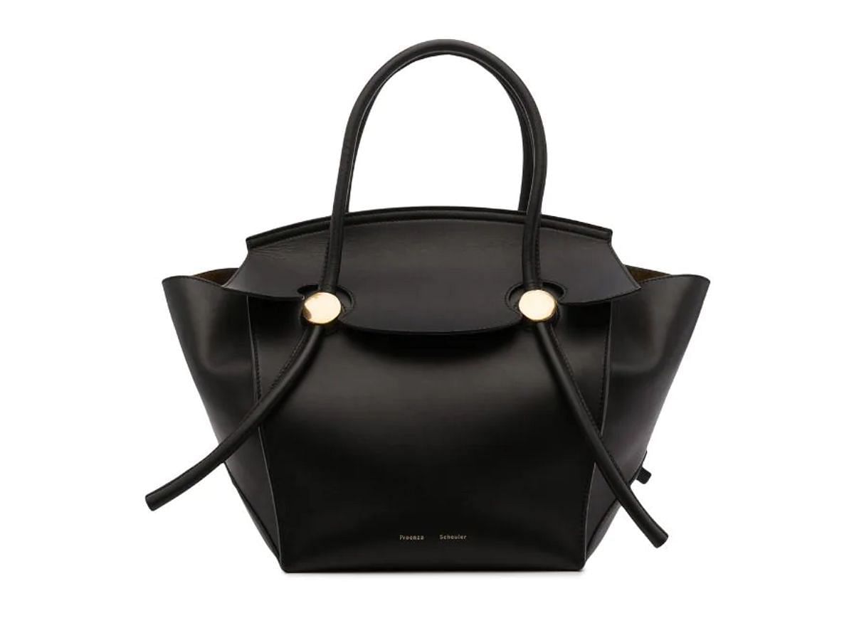 Proenza Schouler: Pipe Leather Top-Handle Tote Bag (Image via official website)