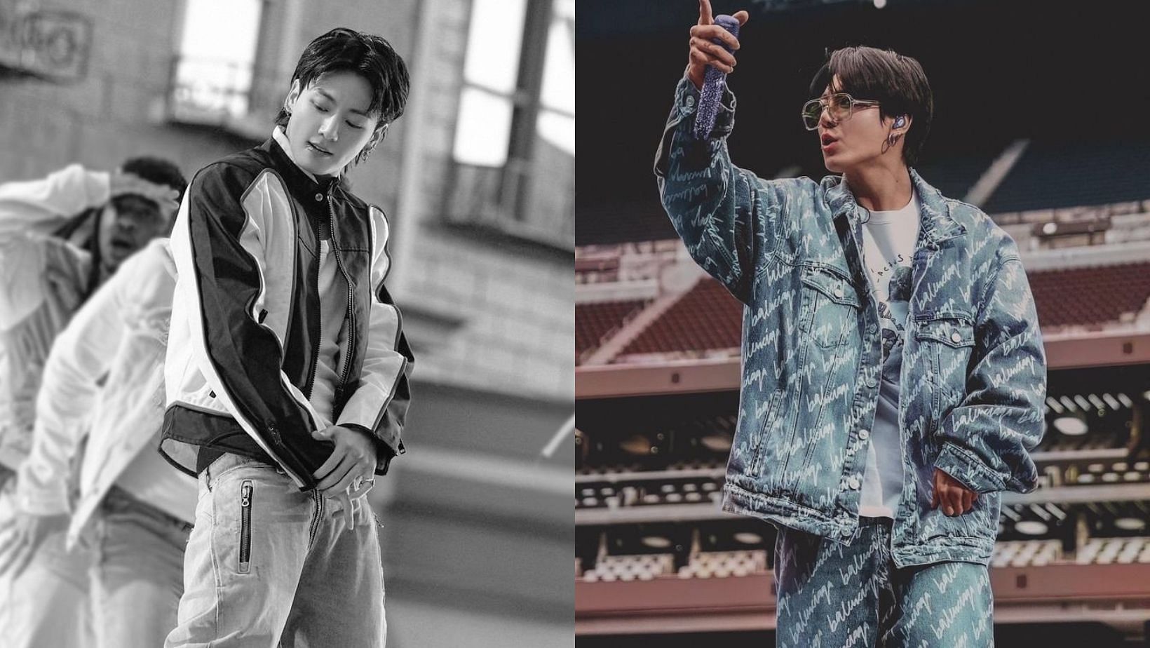 Featuring Jeon Jungkook of BTS. (Images via X/@JJK_Times &amp; @SICKTEAR7)