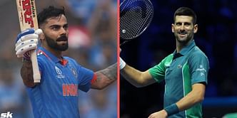Novak Djokovic congratulates Virat Kohli as Indian batter overtakes Sachin Tendulkar with 50th ODI century against New Zealand in ICC World Cup 2023