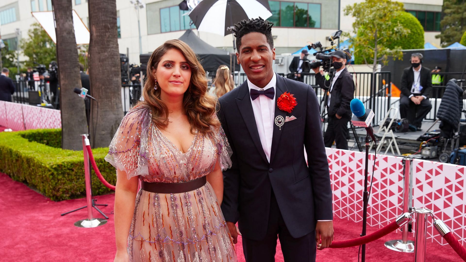 Jon Batiste and Suleika Jaouad tied the knot before she underwent the transplant (Image via Matt Sayles)