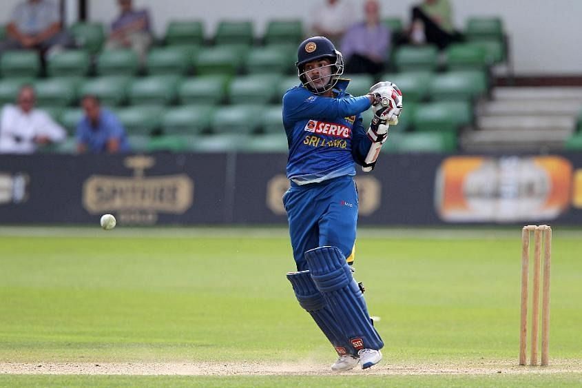Angelo Perera in action for Sri Lanka (Image Credits: ICC Cricket World Cup)