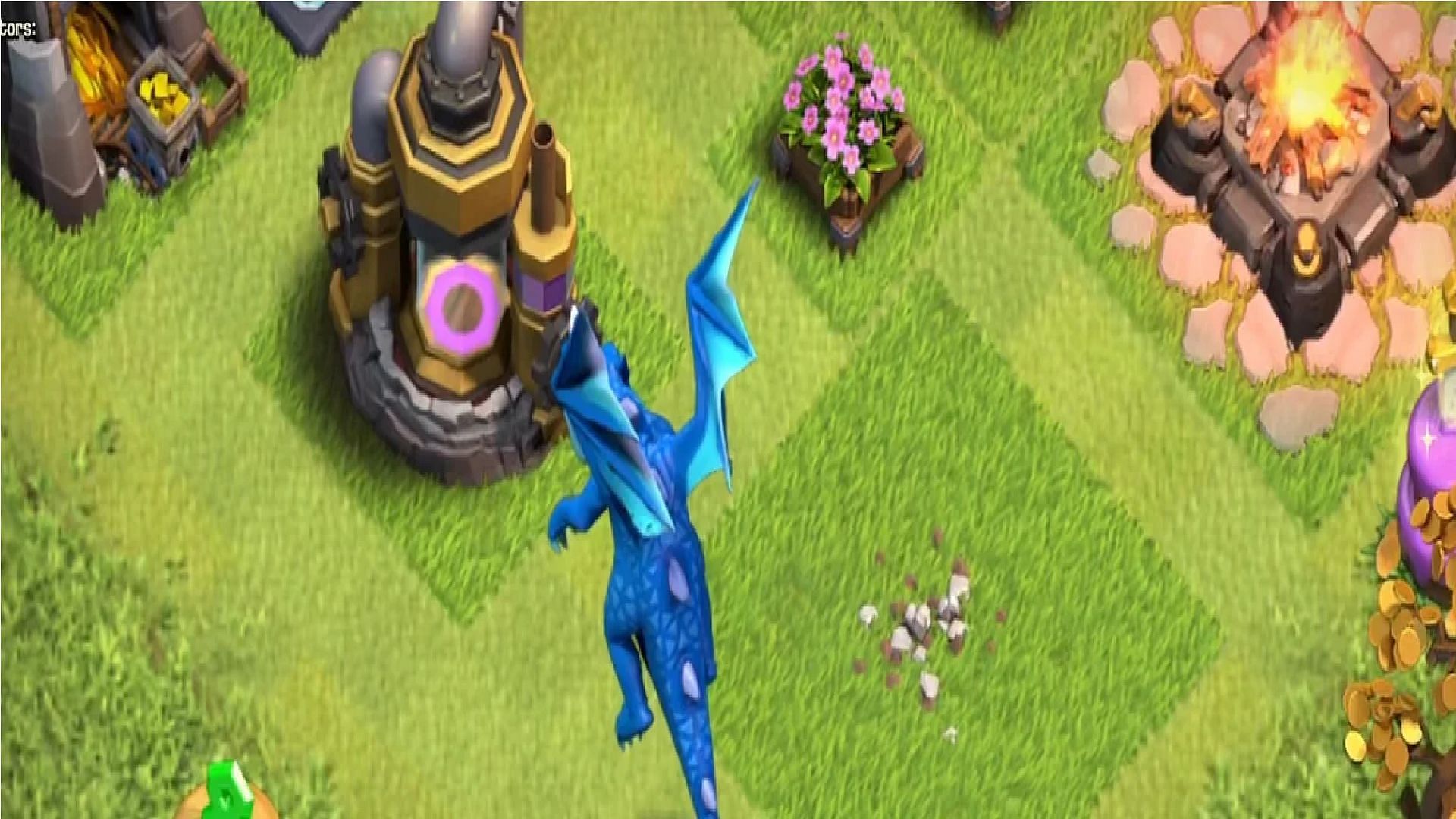 The E-Drags will attack when the spikes at their back are lightened up (Image via Supercell)
