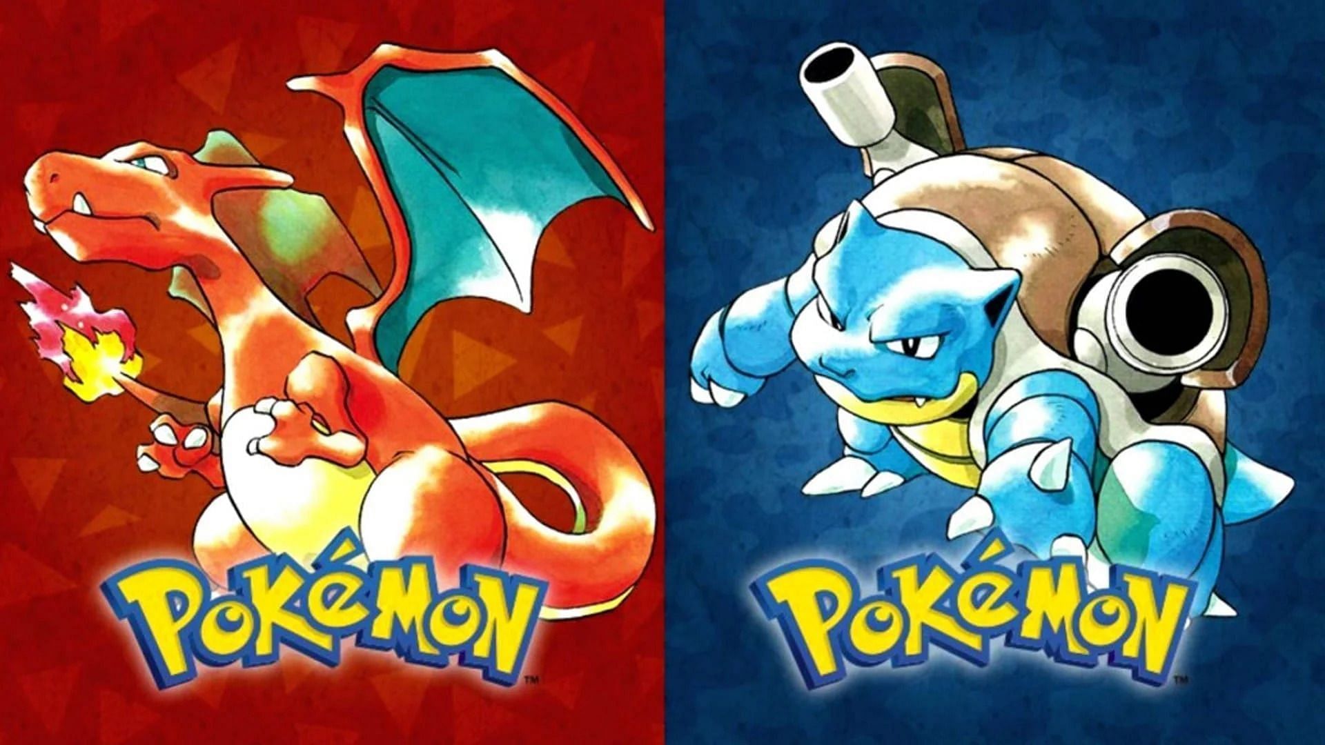 Official artwork for Pokemon Red and Blue (Image via The Pokemon Company)