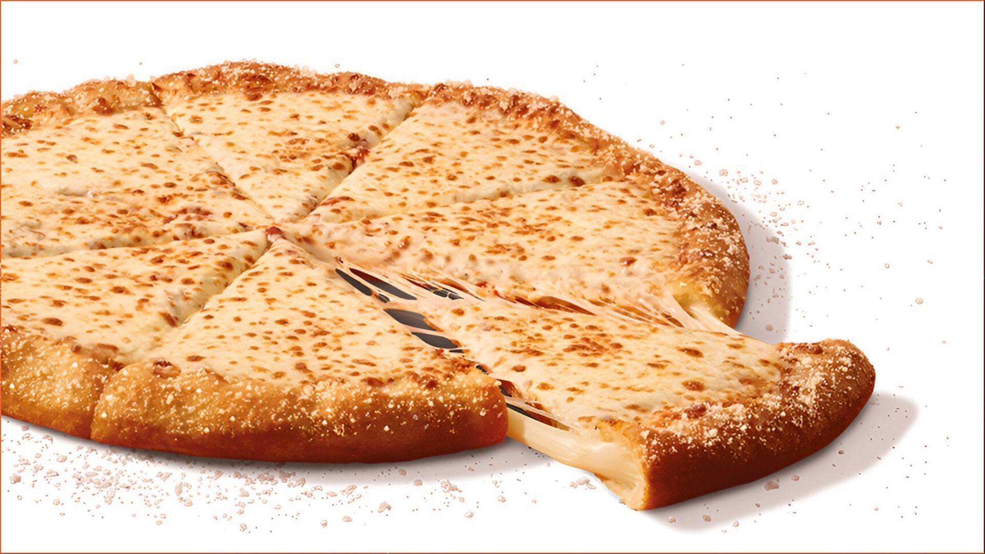 The new Stuffed Crazy Crust Pizza is now available in stores (Image via Little Caesars)