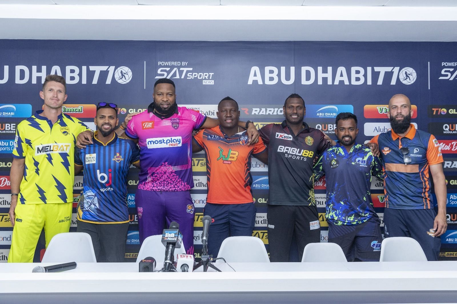 Abu Dhabi T10 pre-tournament press conference (Image credits: Abu Dhabi T10)
