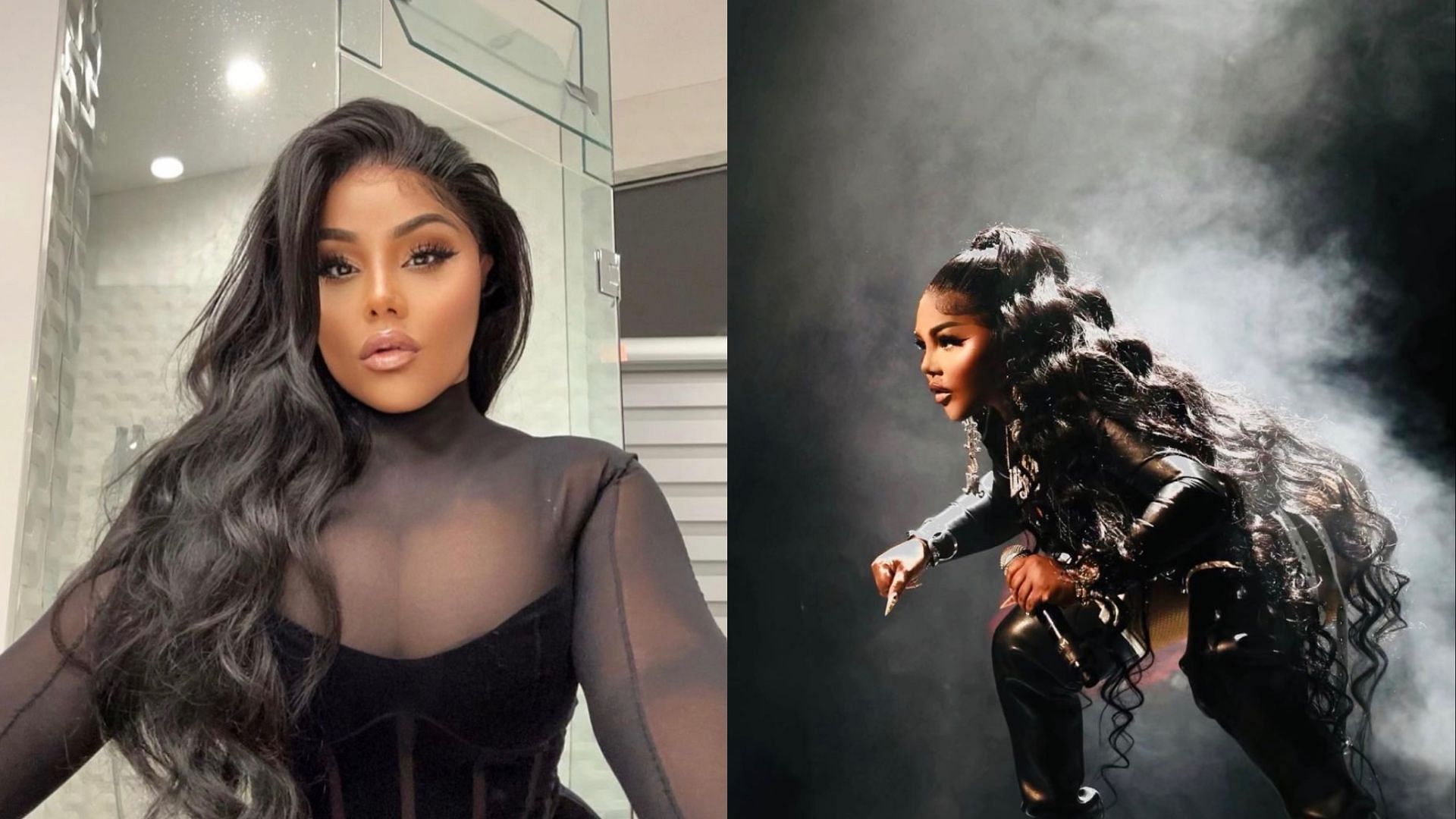 Lil Kim gets trolled for throwing underwear at audience. (Images via Instagram/@lilkimthequeenbee)