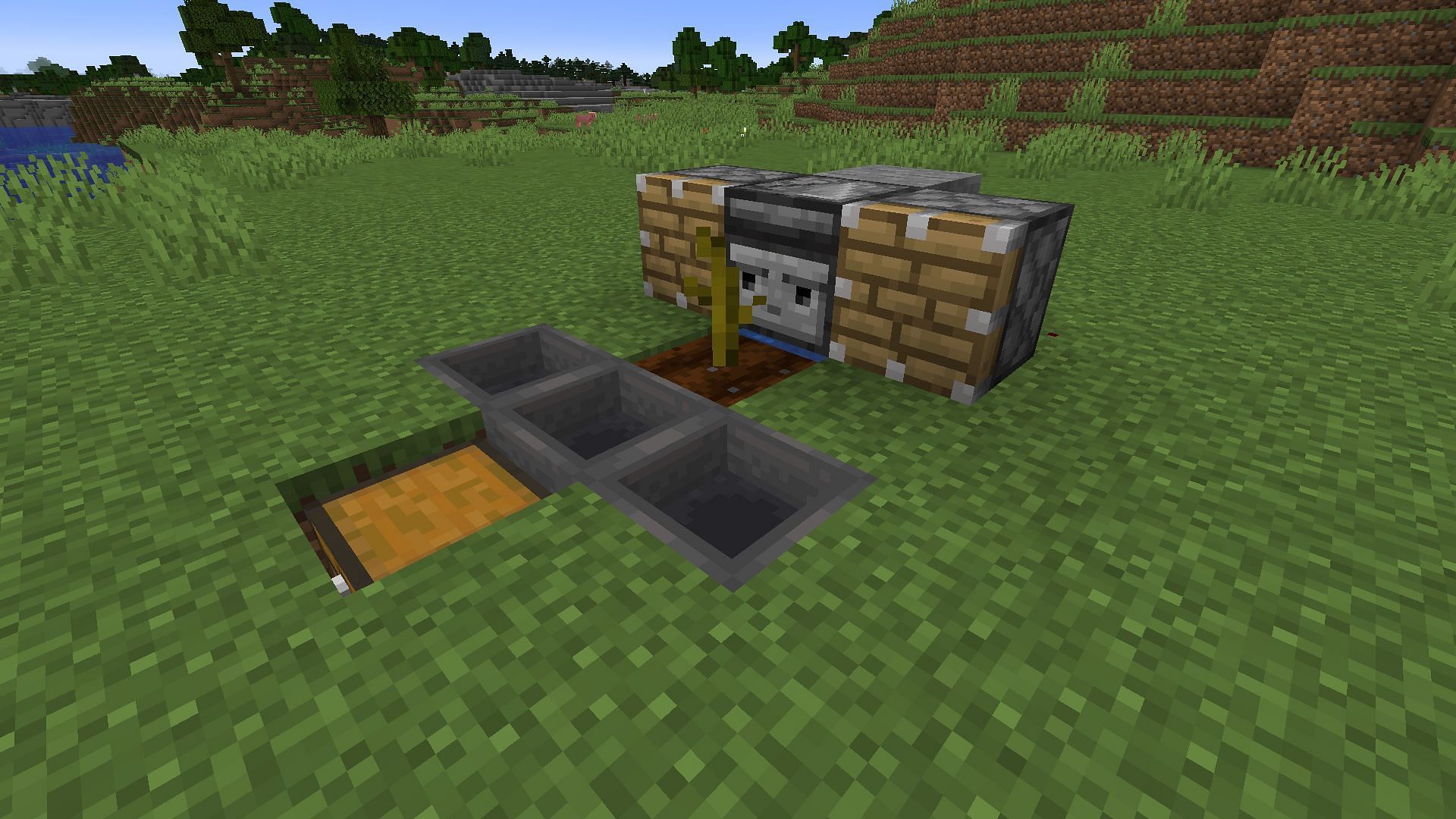 Collect plenty of tasty melon slices with this Minecraft farm (Image via Mojang)