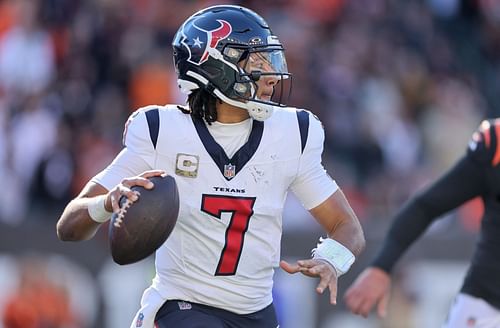 C.J. Stroud during Houston Texans v Cincinnati Bengals