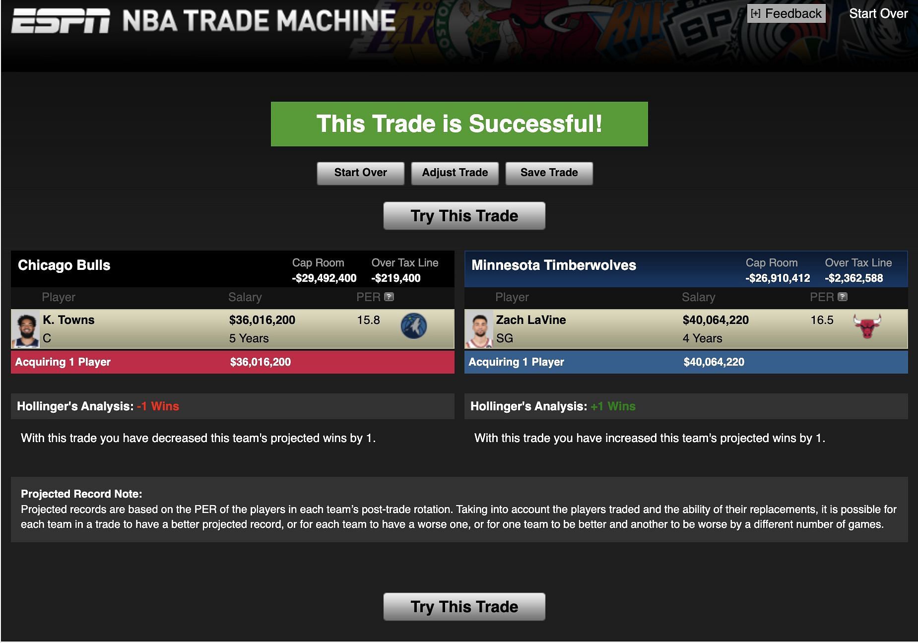 NBA Trade Machine Scenario #3