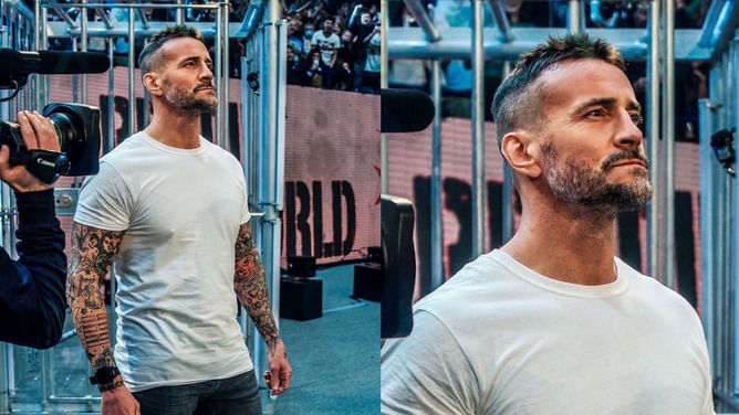 [WATCH] WWE star spotted quickly heading backstage before CM Punk made his return