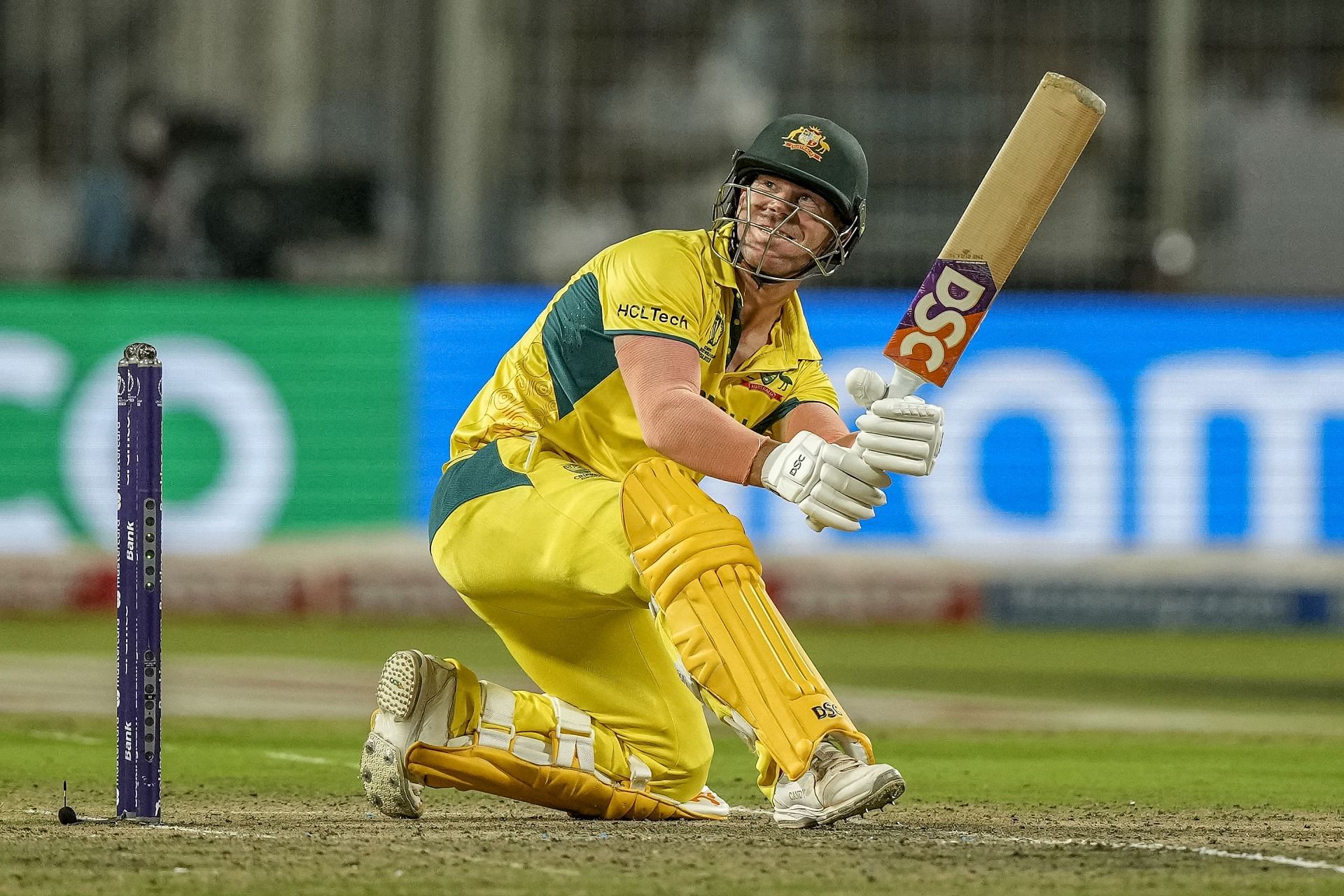 David Warner playing a cheeky shot vs South Africa [Getty Images]
