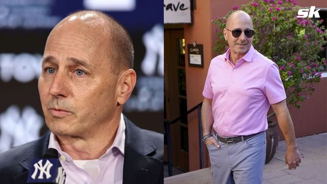 Yankees fans blast Brian Cashman as GM sleeps outside Times Square to raise awareness for Covenant House