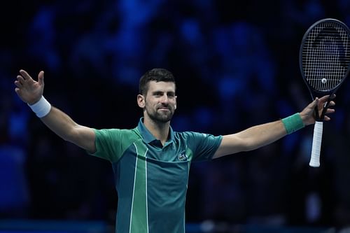 Novak Djokovic at the ATP Finals