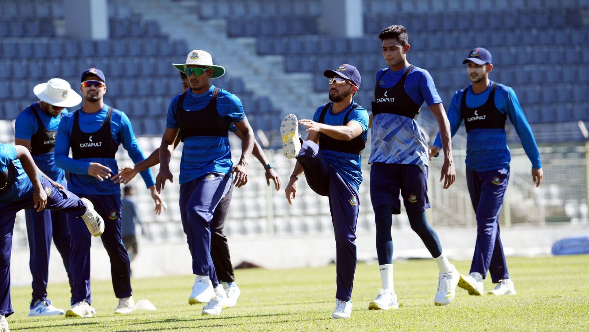 Bangladesh cricketers in action. (Photo Credits: Bangladesh Cricket Twitter)