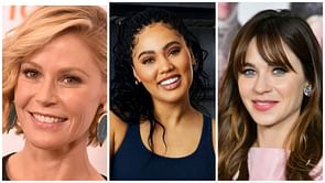 "Just so dang good" - Ayesha Curry relishes Julie Bowen and Zooey Deschanel's company at Baby2Baby Gala 2023