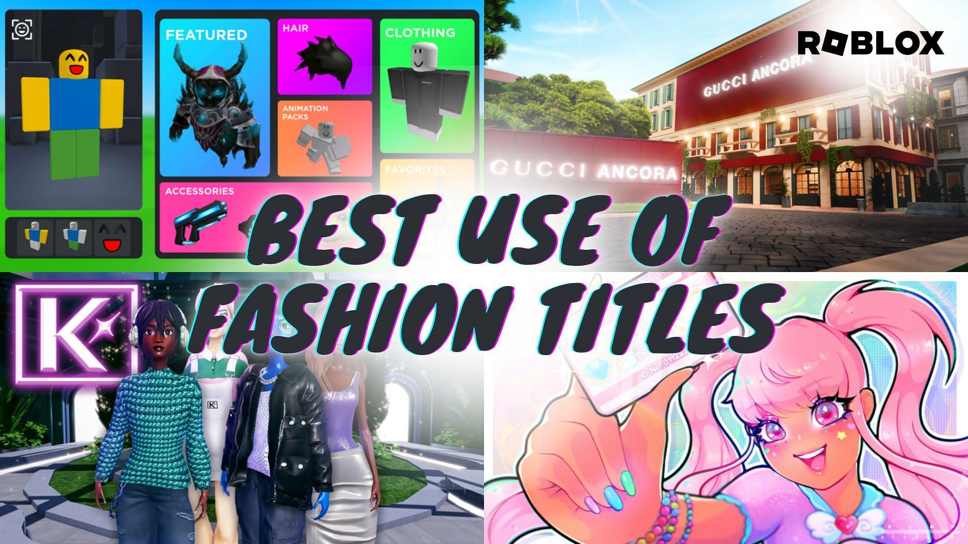 Roblox Innovation Awards 2023 Best Use of Fashion nominees